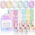 Double Rhythm 6 Pcs 15 ML Gel Polish Set Same Color Same Bottle Soak Off Gel Polish Kit Nail Art Manicure Salon DIY at Home for Women (Blue Green Beige Yellow Pink Orange-T6-9)