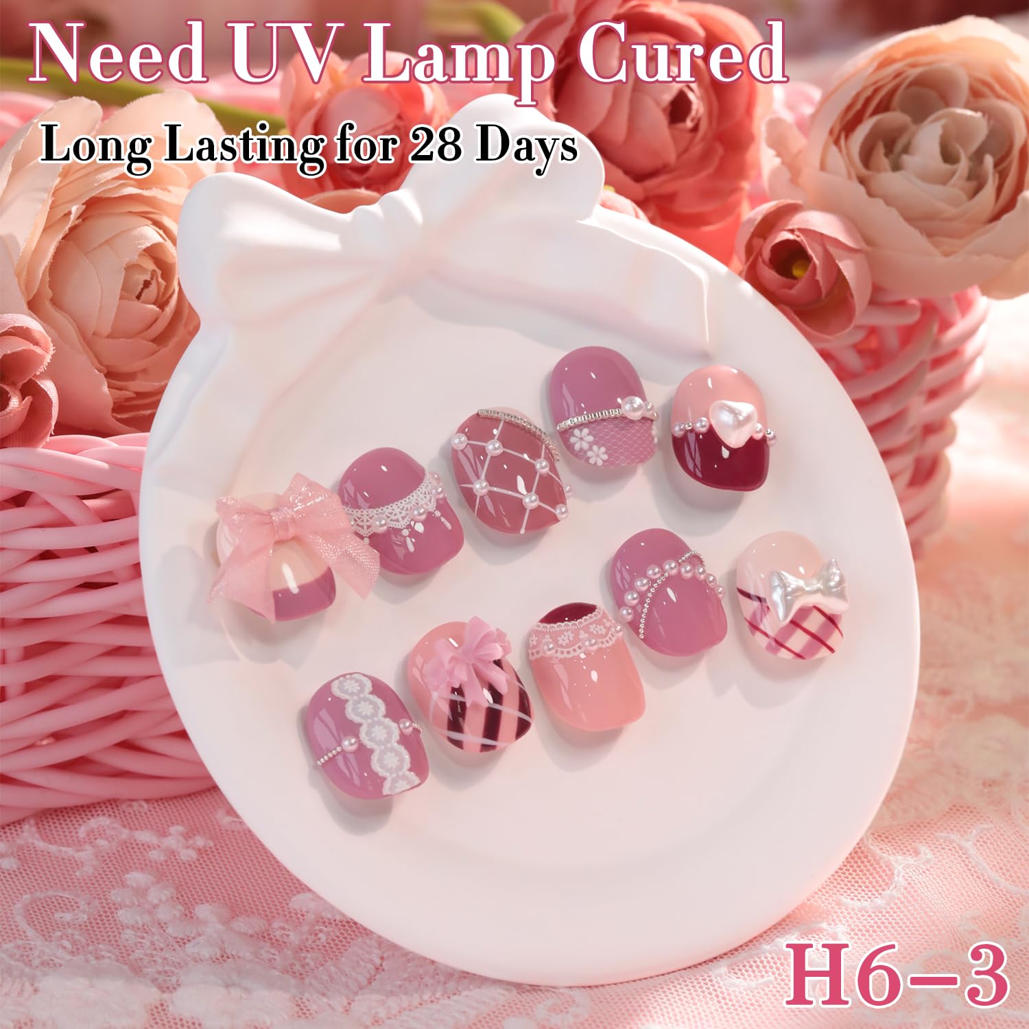 Double Rhythm 6 Pcs Hema Free Gel Polish Set 0.50 OZ Same Color Same Bottle Soak Off Neutral Natural Milky Gel Polish Kit Nail Art Manicure Salon DIY (Nude Pink Rose Burgundy-H6-3)