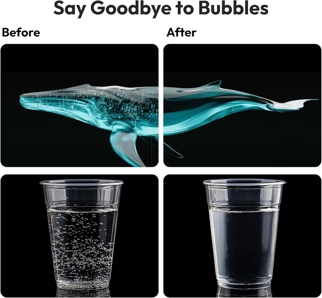 Resiners AirLess Pro Resin Bubble Remover, 3 Min Remove 99% Bubbles, 99kPa Vacuum Chamber (20L/min), 3.2L Big Capacity for All Epoxy,UV Resin,Silicone,Art Crafts,Jewelry Making (Patented)