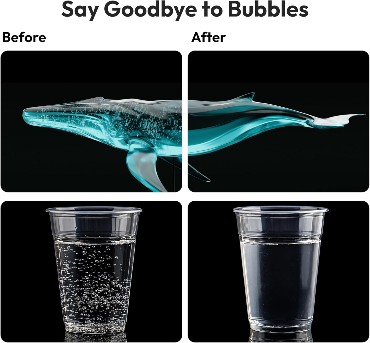 Resiners AirLess Pro Resin Bubble Remover, 3 Min Remove 99% Bubbles, 99kPa Vacuum Chamber (20L/min), 3.2L Big Capacity for All Epoxy,UV Resin,Silicone,Art Crafts,Jewelry Making (Patented)
